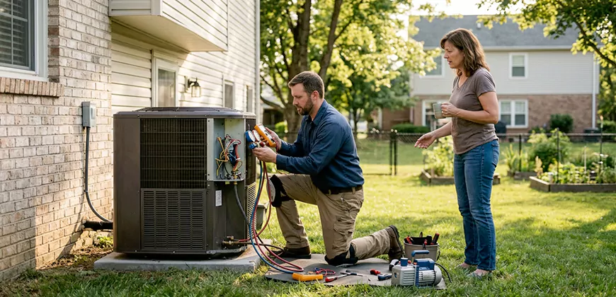 HVAC Replacement in Wentzville