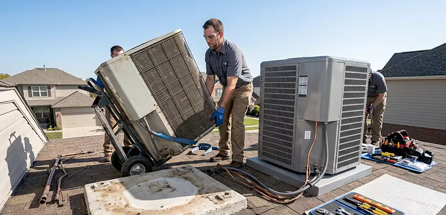 High-Efficiency Emergency Replacement in Wentzville