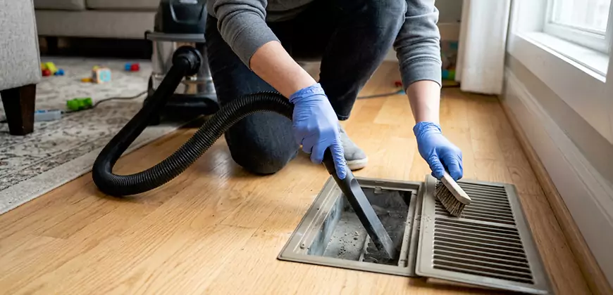 Ducted Heating Filter Cleaning in Wentzville